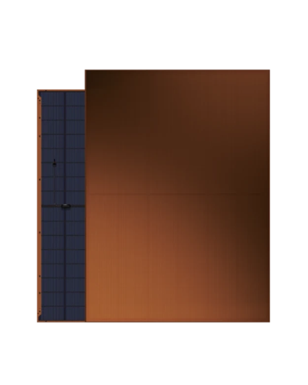 DAH SOLAR DHN-48Z16/DG(RR) 400 Bifacial Double Glass (Ochre Brown)