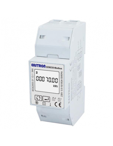 METER EASTRON MONOFASE SDM120- Modbus V1 directly connected