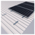 Supporto complanare microrail tetto lamiera verticale kit 1 modulo