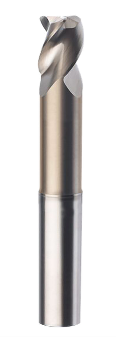 SGS 1/2" Dia, 3 Flute, Corner Radius End Mill - 32768