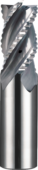 SGS 3/4" Dia, 3 Flute, Chip Breaker Corner Radius End Mill - 34005