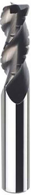 SGS 3/4" Dia, 3 Flute, Chip Breaker Corner Radius End Mill - 33477