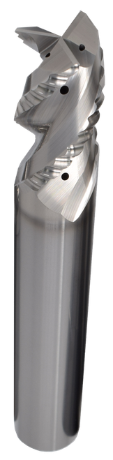 SGS 3/4" Dia, 3 Flute, Chip Breaker Corner Radius End Mill - 34117