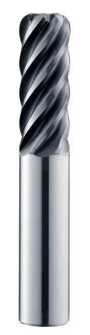 SGS 5/8" Dia, 6 Flute, Corner Radius End Mill - 35118