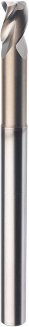 SGS 1/2" Dia, 3 Flute, Corner Radius End Mill - 36249