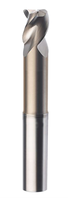 SGS 1/4" Dia, 3 Flute, Corner Radius End Mill - 35788