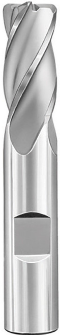 SGS 5/8" Dia, 4 Flute, Corner Radius End Mill - 38083