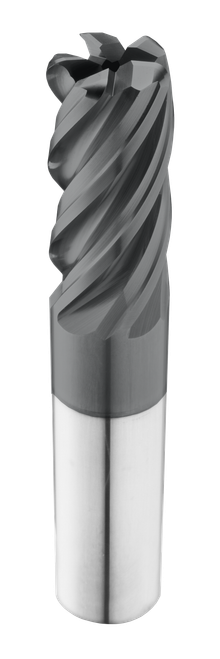 SGS 5/8" Dia, 5 Flute, Corner Radius End Mill - 38623