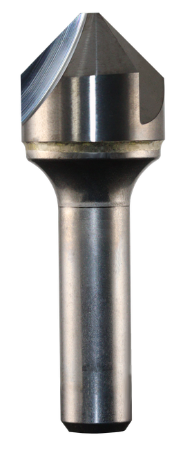 SGS 1/2" Dia, 0.0930" Tip, 60 Degree, 3 Flute, Countersink - 74037