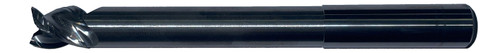 L9723 0.375" 3FL ALH MILL SQUARE END W/ NECK RELIEF