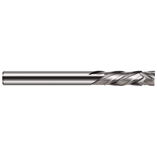 Harvey Tool Square End Mill: 1/2" Dia, 1-1/2" LOC, 3" OAL, 6 Flute, Uncoated, 920132