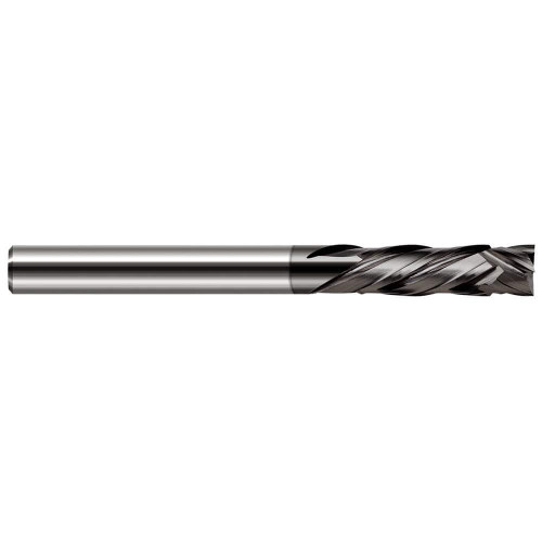 Harvey Tool Square End Mill: 1/2" Dia, 1-1/2" LOC, 3" OAL, 6 Flute, Amorphous Diamond, 920132-C4