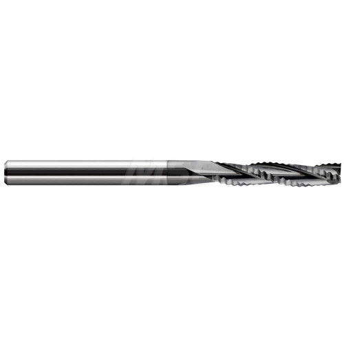 Harvey Tool Square End Mill: 3/16" Dia, 1" LOC, 3" OAL, 3 Flute, Amorphous Diamond, 770712-C4