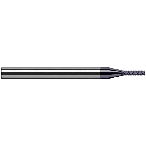 Harvey Tool Square End Mill: 5/64" Dia, 15/64" LOC, 2-1/2" OAL, Uncoated, 60778