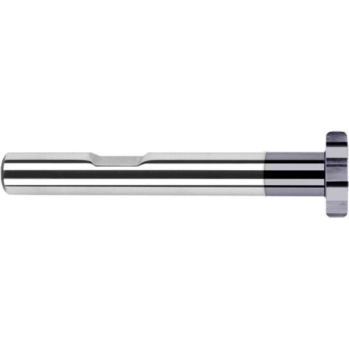 Harvey Tool Keyseat Cutter: 1" Dia, 1/8" Width, 12 Flute, AlTiN, 918550-C3