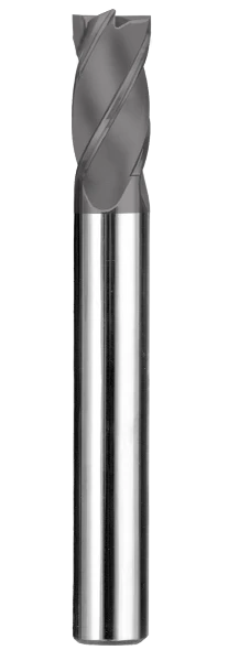 SGS 1/4" Dia, 4 Flute, Square End End Mill - 30006