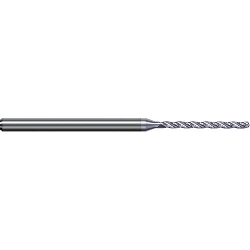 Harvey Tool Micro Drill: 5.613mm Dia, 78.00mm Flute Length, 125.00mm OAL, 130° Point, TiB2, DQW2210-C8