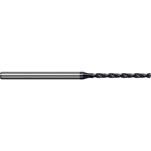 Harvey Tool Micro Drill: 5.613mm Dia, 78.00mm Flute Length, 125.00mm OAL, 140° Point, AlTiN, CHT2210-C3