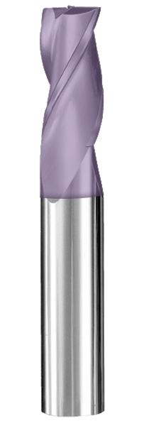 SGS 17/64" Dia, 3 Flute, Square End End Mill - 30787
