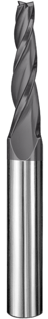 SGS 1/4" Dia, 3 Flute, Tapered Square End Mill - 32359