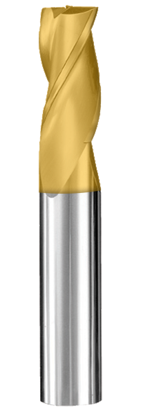 SGS 1/64" Dia, 3 Flute, Square End End Mill - 39701