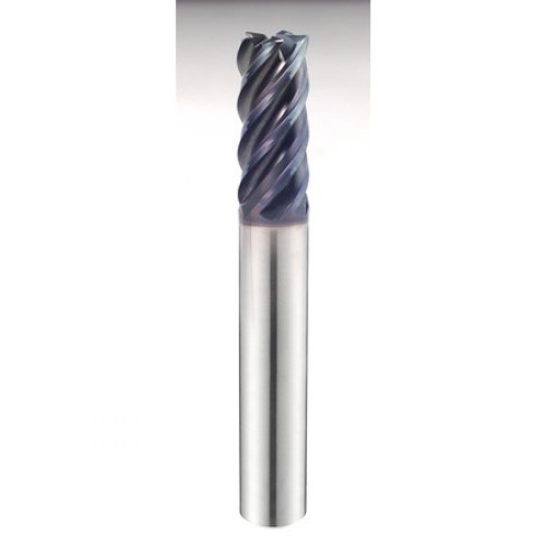 YG-1 Square End Mill: 1/2" Dia, 5/8" LOC, 2-1/2" OAL, 5 Flute, Y-Coating, UGMH12032