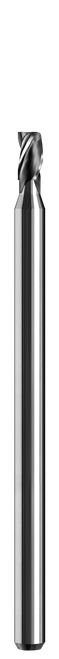 SGS Square End Mill: .005" Dia, .0075" LOC, 1-1/2" OAL, 3 Flute, Bright/Uncoated, Solid Carbide, 04040