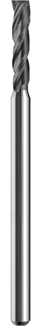 SGS 0.0100" Dia, 3 Flute, Square End End Mill - 04238