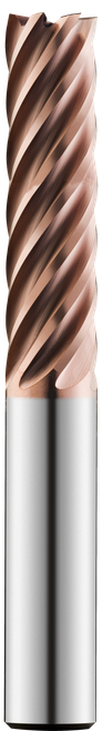 SGS 3/8" Dia, 7 Flute, Square End End Mill - 77161