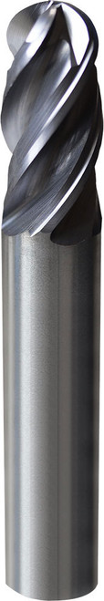 SGS 1" Dia, 4 Flute, Ball Nose End Mill - 36352