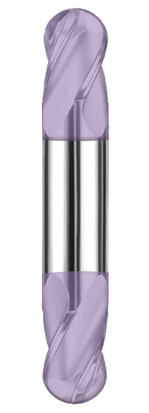 SGS 5/64" Dia, 4 Flute, Ball Nose End Mill - 39608