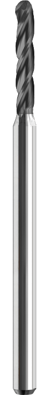 SGS Ball End Mill: .031" Dia, .155" LOC, 2-1/2" OAL, 3 Flute, AlTiN (Ti-NAMITE-A), Solid Carbide, 04459