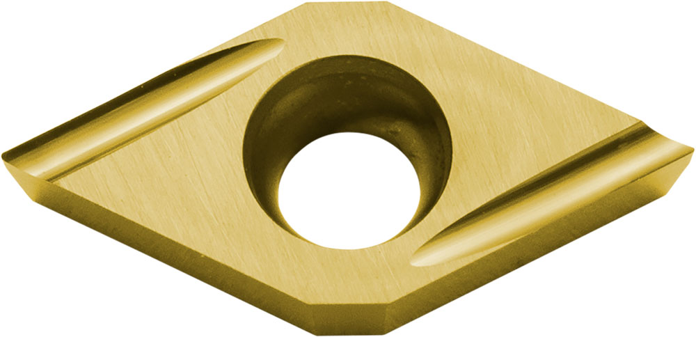 Kyocera DCGT 2151ELU PV710 Grade PVD Cermet, Indexable Turning Insert