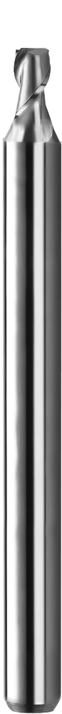 SGS 0.0650" Dia, 2 Flute, Corner Radius End Mill - 08541