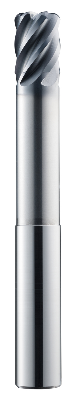 SGS 1" Dia, 6 Flute, Corner Radius End Mill - 35191