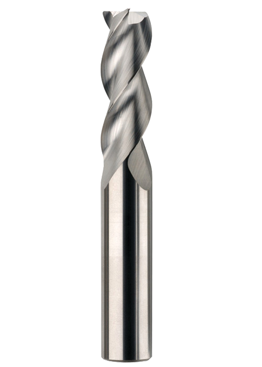 SGS 3/8" Dia, 3 Flute, Corner Radius End Mill - 35676