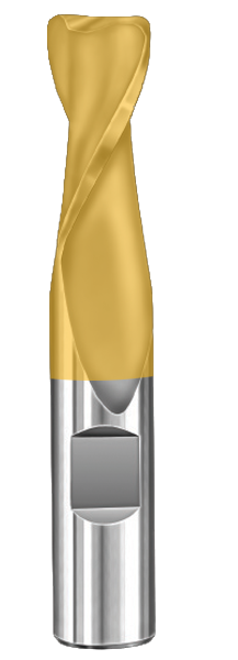 SGS 5/16" Dia, 2 Flute, Corner Radius End Mill - 38236