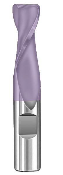 SGS 3/4" Dia, 2 Flute, Corner Radius End Mill - 38346