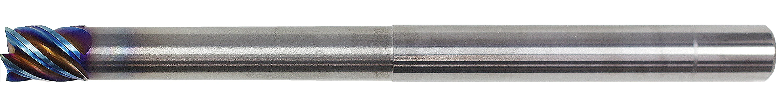 L9727 0.1875" 5FL AQUA V MILL SQUARE END W/ NECK RELIEF