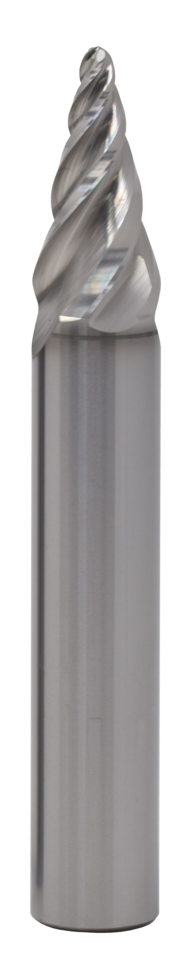 SGS 16.00mm Dia, 4 Flute, Tapered (Ball) End Mill - 45734