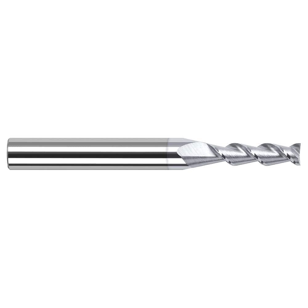 Harvey Tool Square End Mill: 5/32" Dia, 3/4" LOC, 3" OAL, 2 Flute, TiB2, 932110-C8