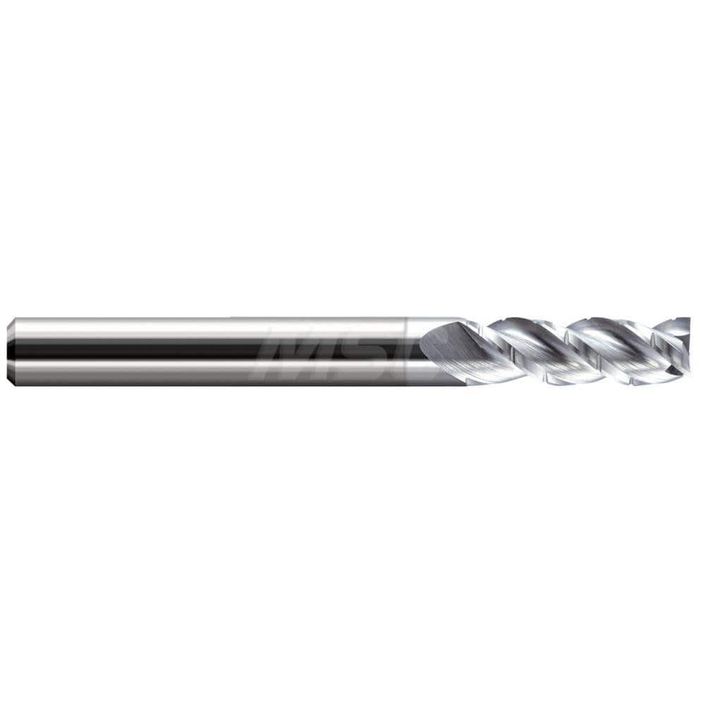 Harvey Tool Square End Mill: 5/64" Dia, 15/64" LOC, 1-1/2" OAL, 3 Flute, TiB2, 769078-C8