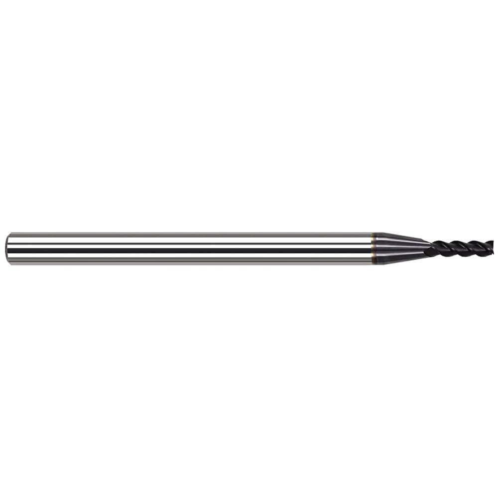 Harvey Tool Square End Mill: 1/4" Dia, 3/4" LOC, 2-1/2" OAL, 4 Flute, AlTiN, 958616-C3
