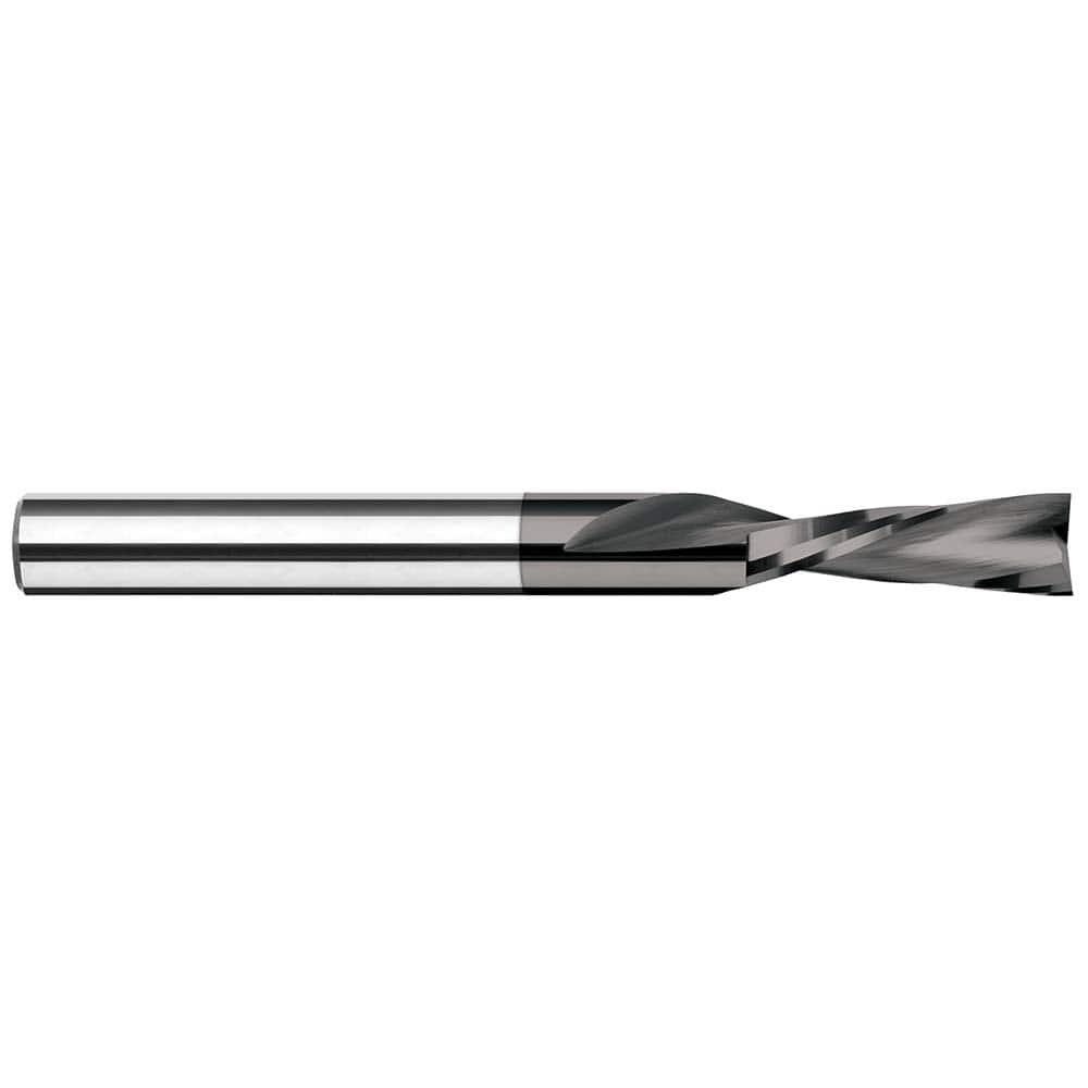 Harvey Tool Square End Mill: 1/64" Dia, 3/64" LOC, 1-1/2" OAL, 2 Flute, Amorphous Diamond, 998515-C4
