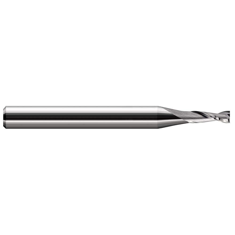 Harvey Tool Square End Mill: 5/64" Dia, 15/64" LOC, 2" OAL, 2 Flute, Uncoated, 809578
