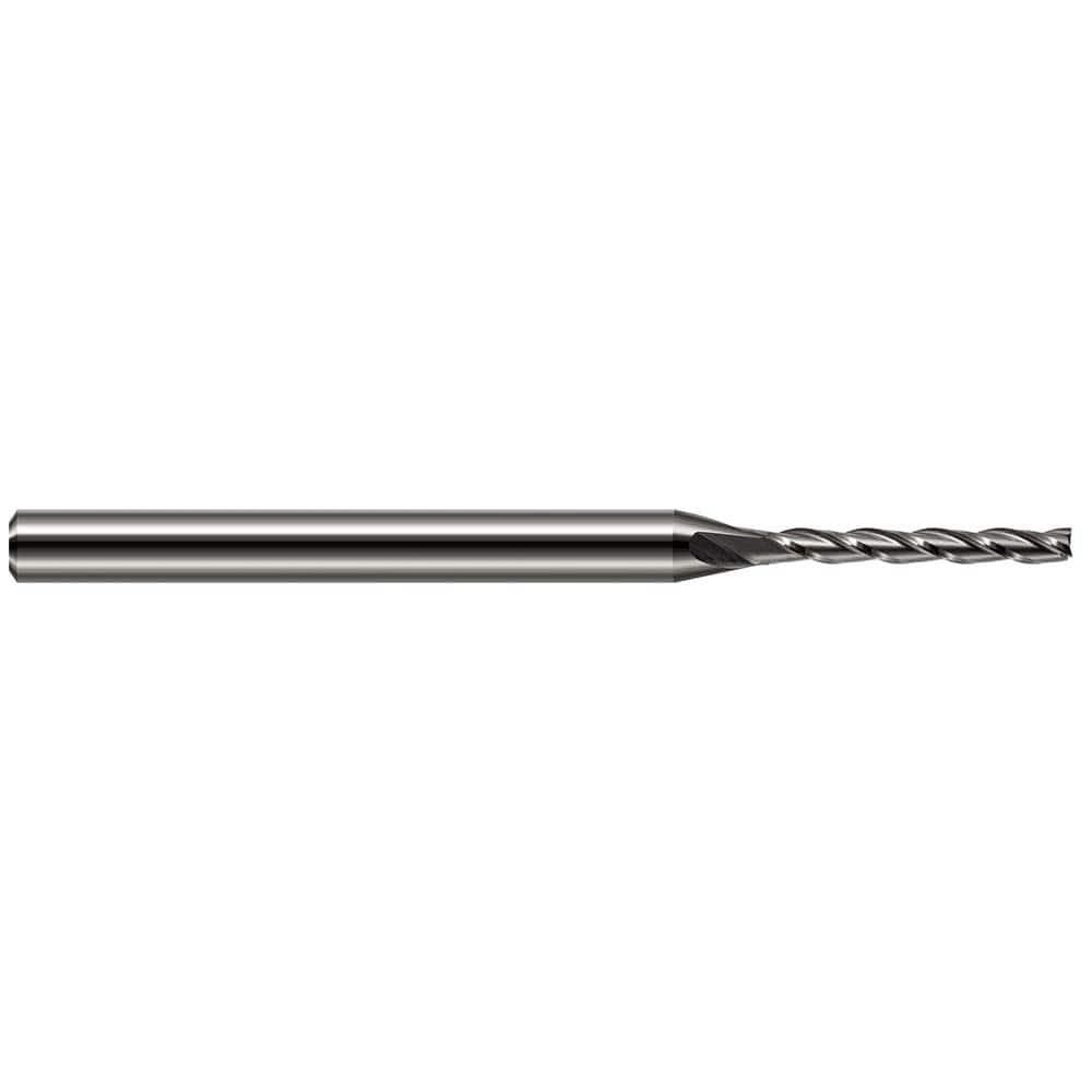 Harvey Tool Square End Mill: 5/64" Dia, 5/8" LOC, 2-1/2" OAL, 3 Flute, Uncoated, 33678
