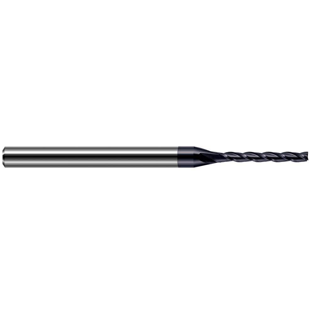 Harvey Tool Square End Mill: 7/64" Dia, .900" LOC, 2-1/2" OAL, 3 Flute, AlTiN, 33702-C3