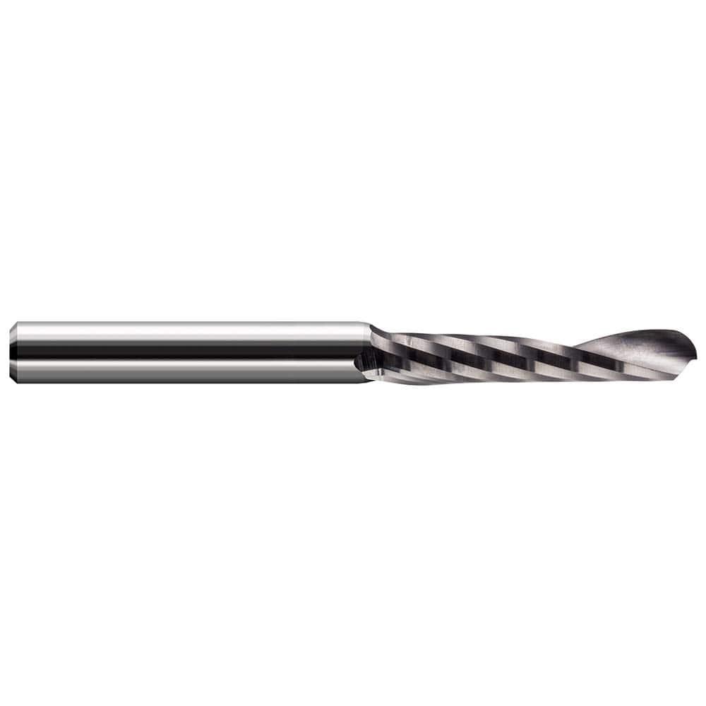 Harvey Tool Ball End Mill: 1/8" Dia, 5/8" LOC, 2" OAL, 1 Flute, Uncoated, 842308