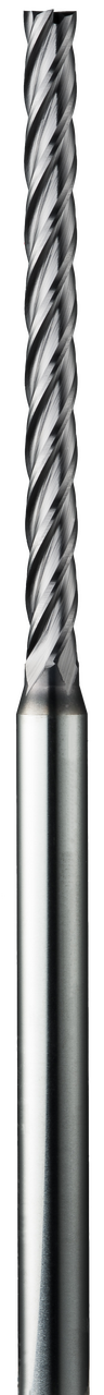 SGS Square End Mill: .060" Dia, .720" LOC, 2-1/2" OAL, 4 Flute, AlTiN (Ti-NAMITE-A), Solid Carbide, 02705