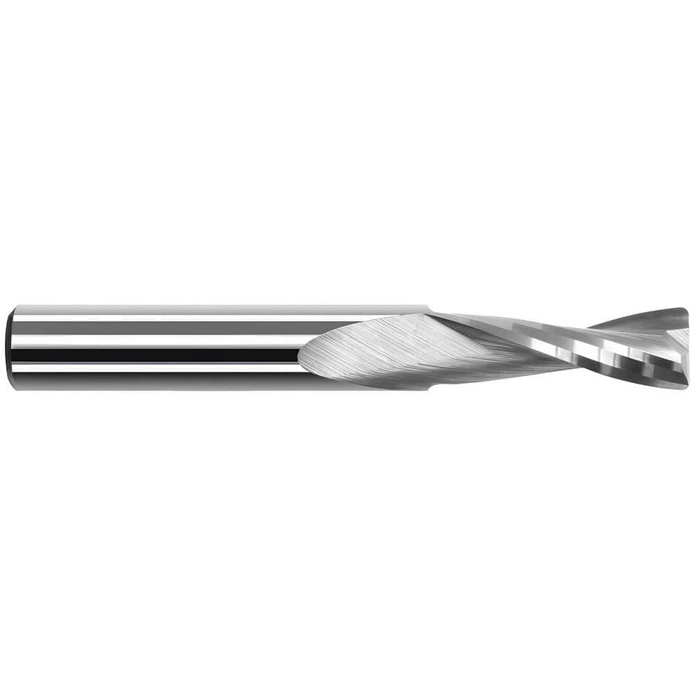 Harvey Tool Corner Radius End Mill: 3/16" Dia, 1" LOC, 3" OAL, .030" Corner Radius, 2 Flute, Uncoated, 863112